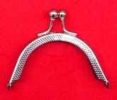 Fecho de metal 5cm oval - niquel (un)